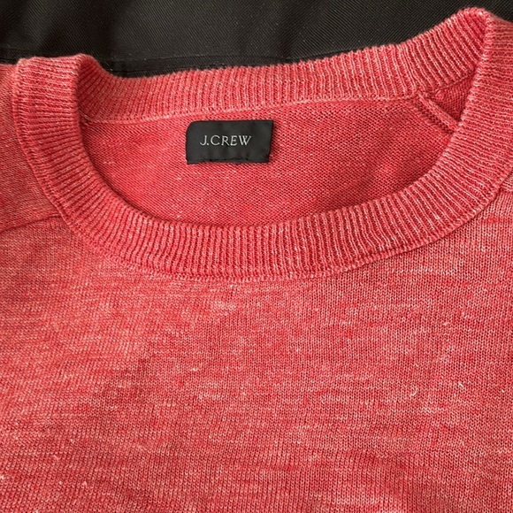 J. Crew Men’s Linen Cotton Blend Lightweight Crew Neck Sweater, Size Medium - Picture 6 of 7